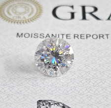 13.38CT Round Brilliant Cut Moissanite Diamond: D-VVS1, 15MM picture