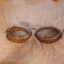 Antique 1920’s Luxor  Aviator/ Motorcycle/ Touring Car Goggles  picture