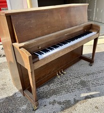 Mid Century Modern Baldwin Spinet Wooden Piano - RARE WALNUT -Great condition picture