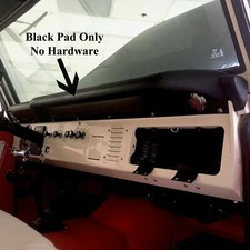 1968 69 70 71 72 73 74 75 76 77 Ford Bronco Dash Pad Black Vinyl  3724A picture