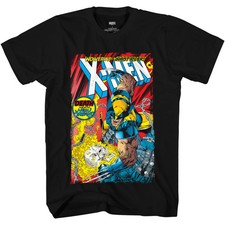 Marvel Comics X-Men Battle Royale: Wolverine vs Ghost Rider Adult T-Shirt picture