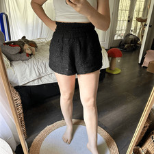Iro Paris Women’s 36 Hetani Black Sequin Shorts picture