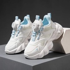 Kids' Fashion Chunky Sneakers Breathable Mesh Rotating Lock Strap Athletic Shoes picture