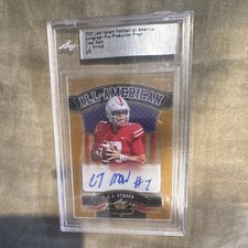 2022 Leaf Valiant - All-American C.J. Stroud Clear Gold 1/1 picture