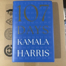 Kamala Harris SIGNED 107 Days 1st Edition Hardcover Vice President picture