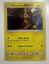 Detective Pikachu SM190 SM Promo Holo English Basic 90 HP picture