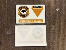 Vintage Sharps Arms Co. Authorized Dealer Decal 12x8 picture