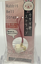 Rabbit Bell Strap Hanger Phone Bag Charm Made in Japan Daiso picture