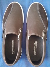 Clearweather DODDS Black Canvas Low Top Slip-On Shoes size 14 M picture