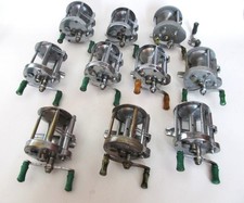 Collection of 10 Vintage Pflueger Summit, Akron and Silkast Level Wind Reels picture