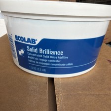 NEW Ecolab Concentrated Solid Brilliance Rinse Additive Formula 6125395 picture