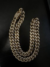 Cuban Link Necklace (19mm) in Yellow Gold 14k Gold Plated / 30