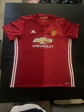 Original Manchester United  2016/2017 Home Football Jersey Adidas Large picture