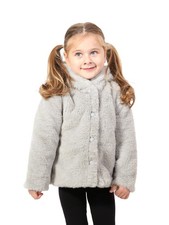 Lilax Toddler Girls Cozy Hooded Winter Faux Fur Jacket Coat 2T-3T picture