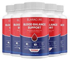 (5 Pack) Elaracore Glycogen Capsules, Elaracore Advanced Blood Support Capsules picture