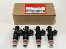 4 NEW OEM FUEL INJECTORS 16450-PNE-G01 FOR 02-04 RSX BASE 2.0L picture
