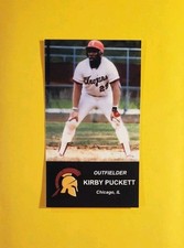 1982 Triton College Broders rookie KIRBY PUCKETT Minnesota Twins  picture