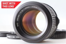 Tested [N MINT] Minolta MD 85mm F/2 Mount Portrait MF Lens for MC MD From JAPAN picture
