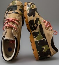 Vtg Rare Converse All Star Lug Sole Camo Sneaker Sample Not For Resale Low 9Z picture
