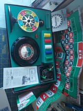 Boxed Vintage Lowe Monte Carlowe Casino Games Set #51 Roulette Horse Race Read picture