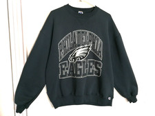 VTG Philadelphia Eagles Mens Sweatshirt XL Russell Athletic Long Sleeve Made USA picture