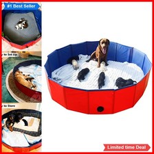 Dog Whelping Pen Foldable Portable PVC Whelping Box Puppy Birth Supplies 63 Inch picture