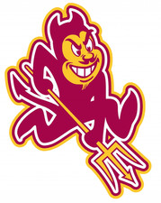 Arizona State University Sun Devils Sticker Decal XV picture