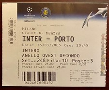Adriano El Emperador Only UCL Hat Trick In Club Career Match Ticket Inter Milan picture