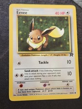 Eevee 55/82 Unlimited Common Team Rocket Pokemon MP picture