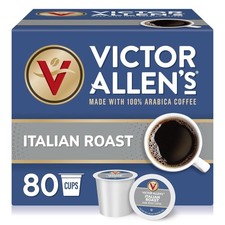 Victor Allen's Coffee Italian Roast, Dark Roast, 80 Count picture