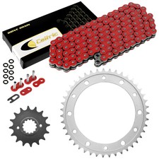 Red O-Ring Drive Chain & Sprocket Kit for Honda VFR800 Fi Interceptor 800 02-13 picture