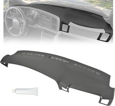 Dashboard Cover Compatible with 99-07 Chevrolet Silverado GMC Sierra | Dark Grey picture
