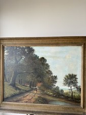 William H. Schwarz: Original Oil on Canvas, ca. 1961 36” X 45” picture