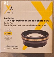 Xit Pro Series XT2X52 2.2x Telephoto Lens 52mm Thread Nikon Canon Sony DSLR NEW picture