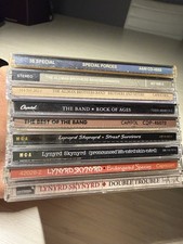 Lynyrd Skynyrd Allman Brothers The Band 38 Special Southern Rock 10 CD Lot picture