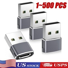1~500PCS USB C3.1 Type C Female to USB3.0 Type A Male Port Converter Adapter LOT picture