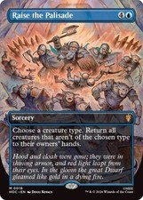 Raise the Palisade (The Hobbit: Eternal-Legal) - Borderless - NM Pack Fresh MTG picture