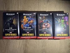 Magic: The Gathering - Marvel Super Heros - Commander Decks Bundle (4 Decks) picture