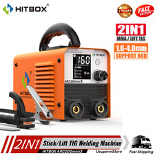 HITBOX 2IN1 MMA ARC Welder 110V Mini IGBT Inverter with Lift TIG for Beginners picture