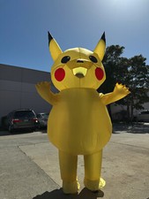 Inflatable Costume Pikachu Mascot Outfit for Halloween Cosplay Party Adult/Teen picture