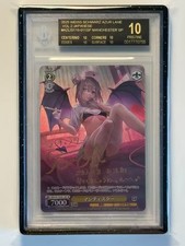 2025 WEISS SCHWARZ AZUR LANE MANCHESTER SP Bgs Black Label 10 Jp picture