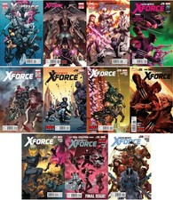 *LOT Uncanny X-Force (2010) 1:50 Platt, 1:50 Bianchi, 1:15 Bradshaw, #19-35 F-NM picture