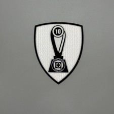 CRUZ AZUL CAMPEON BBVA LIGA MX 10 TITLE HOLDER IRON ON PATCH picture