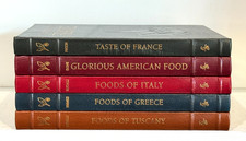 Easton Press 5 VOL FOODS Greece, Italy, Tuscany, Taste France, Glorious American picture
