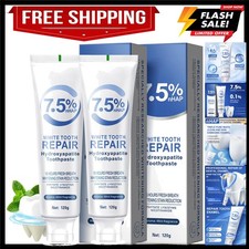 Holydeer Nano-Hydroxyapatite Toothpaste, Mint, 7.5% nHAP, Fluoride-Free, Sens... picture
