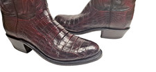 Lucchese N9582 R 4 Ultra Belly Caiman mens boots 9 D picture