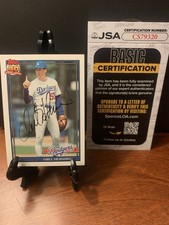 Orel Hershiser 1991 Topps #690 Autographed Signed Card LA Dodgers JSA CERTIFIED picture