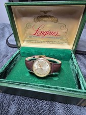 1960s Longines Admiral 1200 Automatic Watch 10k Gold Filled. new band. WITH BOX picture