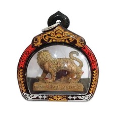 LP Chanai Magic Tiger Mini Statue Thai Amulet Powerful Protection Charm Talisman picture