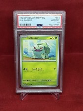 2023 POKEMON MEW EN-151 #001 BULBASAUR PSA 10 picture